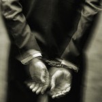 whitecollar handcuffs black and white